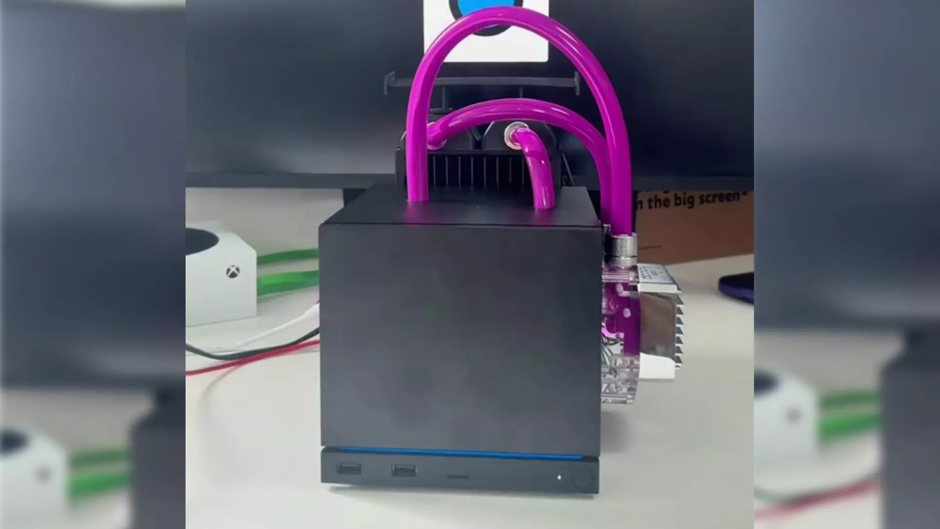 The First Water-Cooled Steam Machine: A Pink Tubing Spectacle