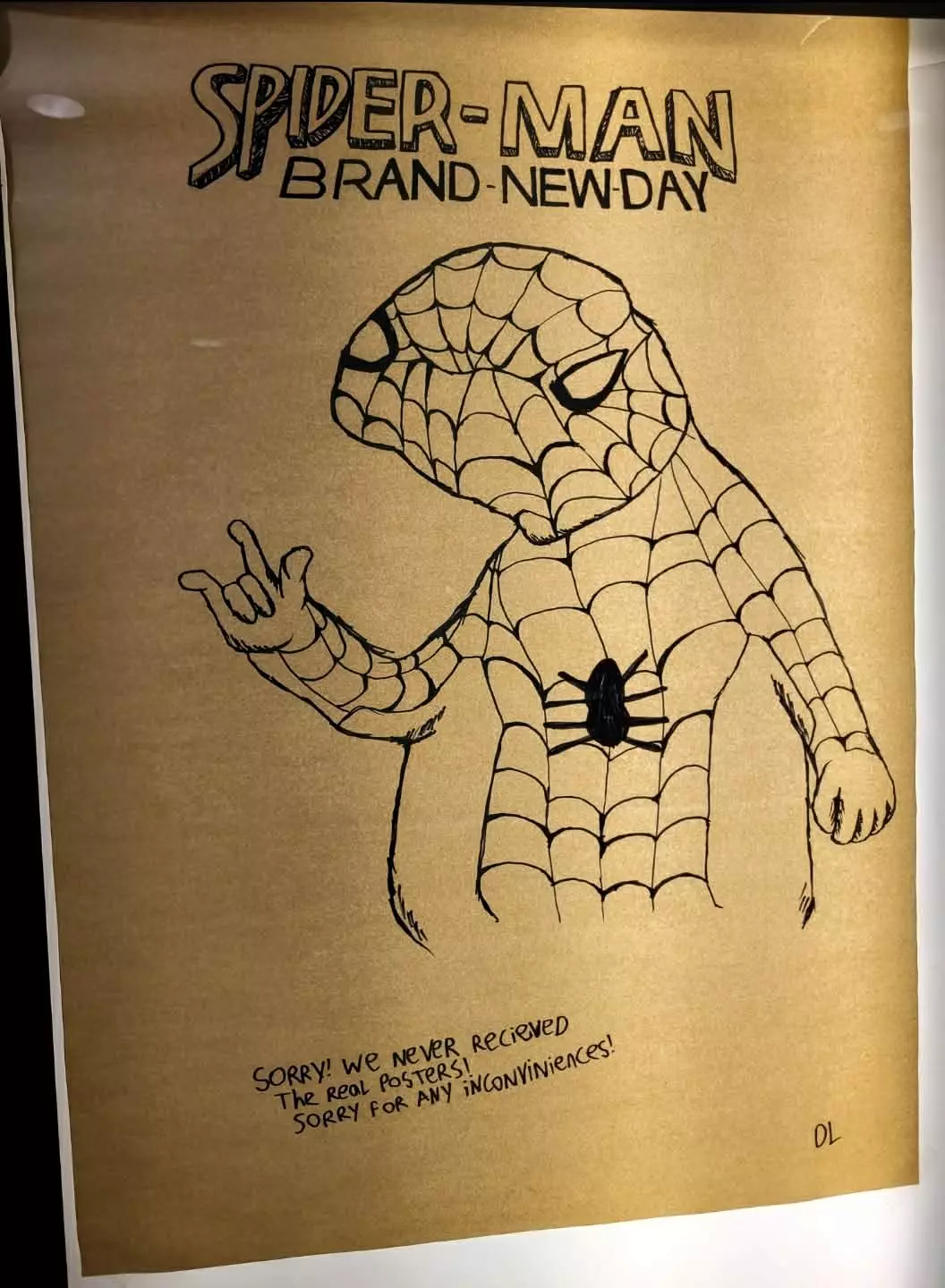 Viral Hand-Drawn Spider-Man Poster Captivates Internet