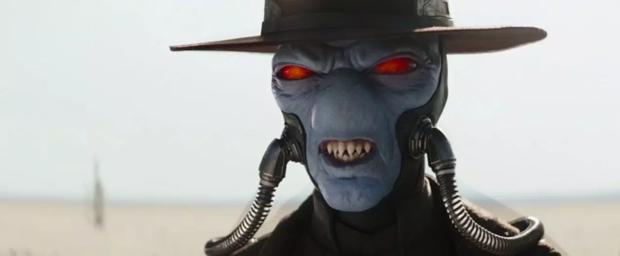 Cad Bane Card Suspended from Star Wars: Unlimited Premier Play