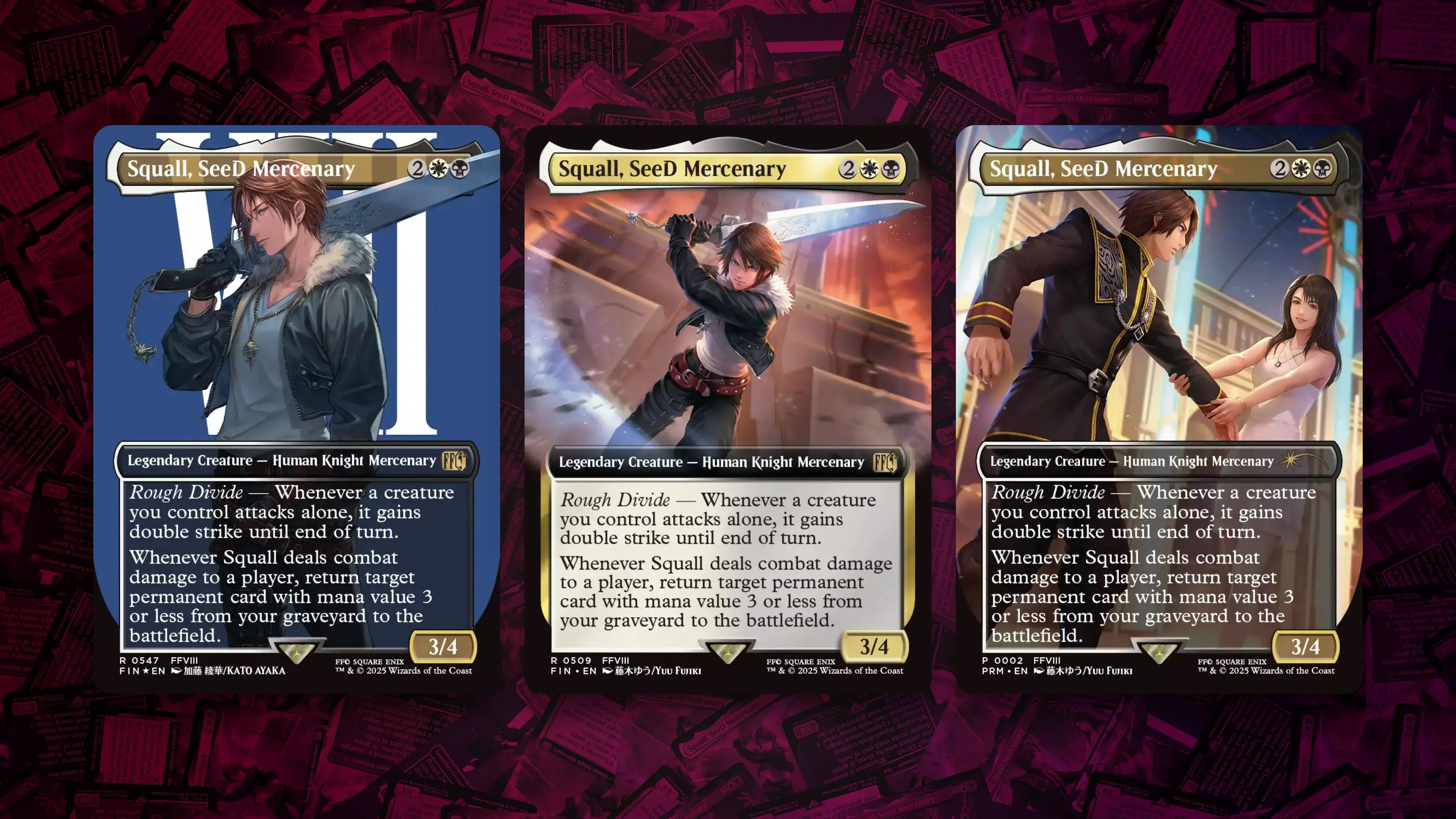 Unveiling the Strategic Depth of Squall, SeeD Mercenary in Magic: The Gathering Commander
