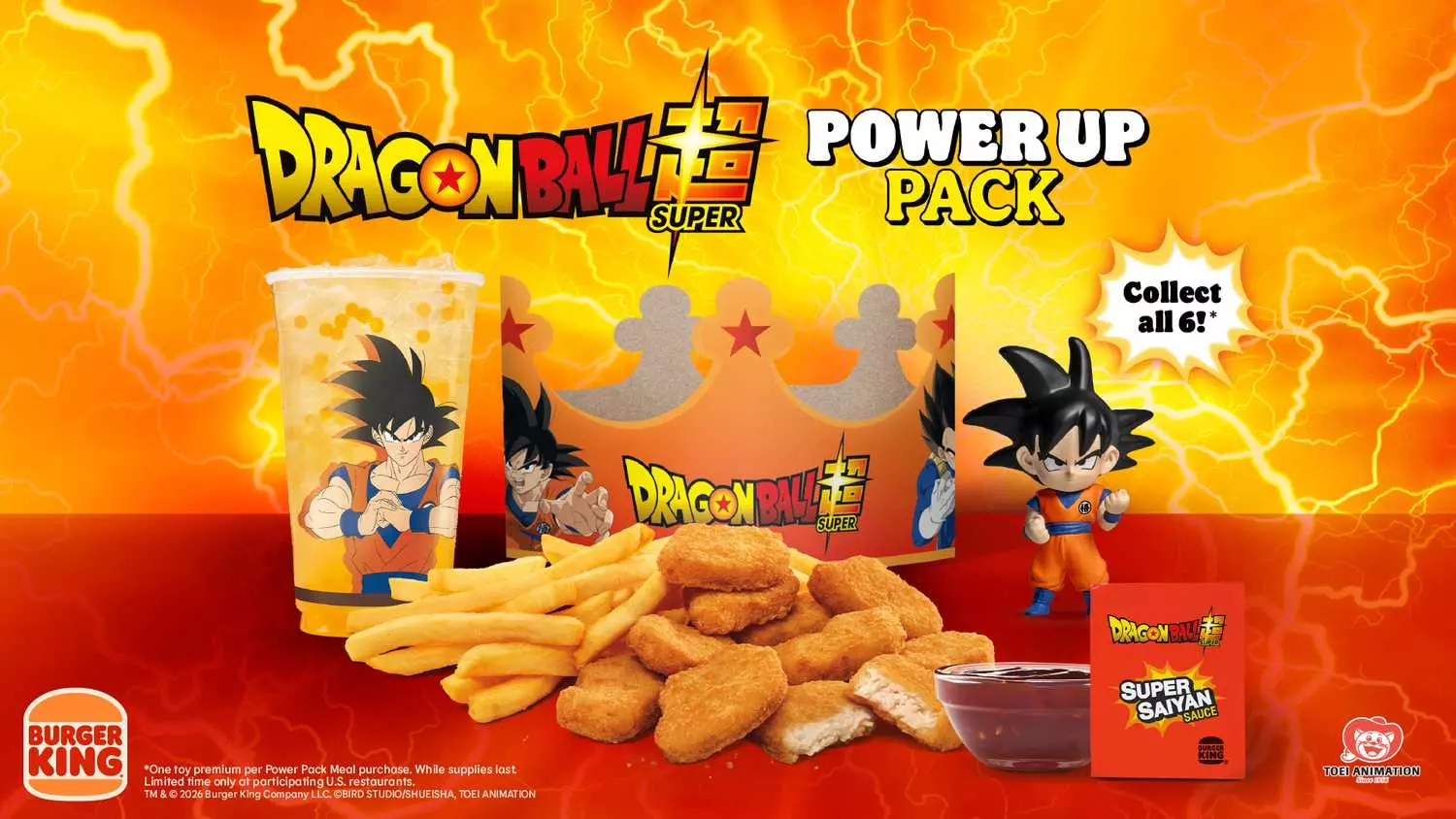 Burger King Teams Up with 'Dragon Ball Super' for Limited-Time Menu and Collectibles