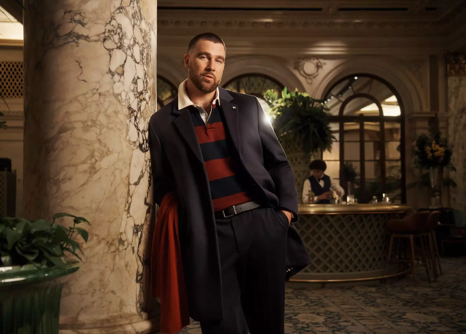 Travis Kelce Discusses His Dynamic Fashion Sense, Partnership with Tommy Hilfiger, and Upcoming Collection