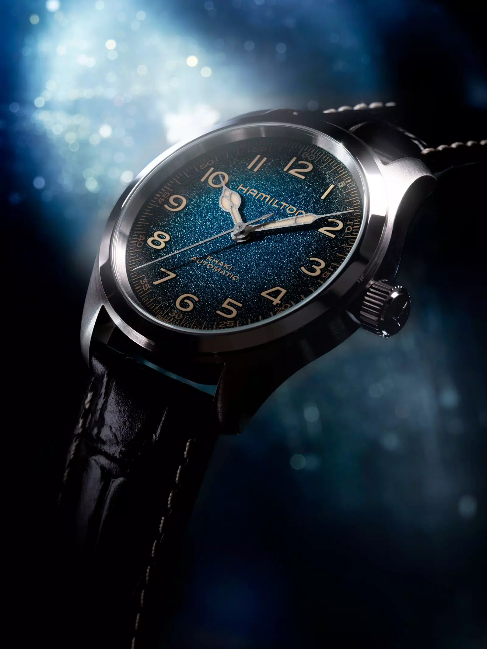 Hamilton Launches New 'Interstellar' Inspired Khaki Field Murph Watch with Striking Blue Dial
