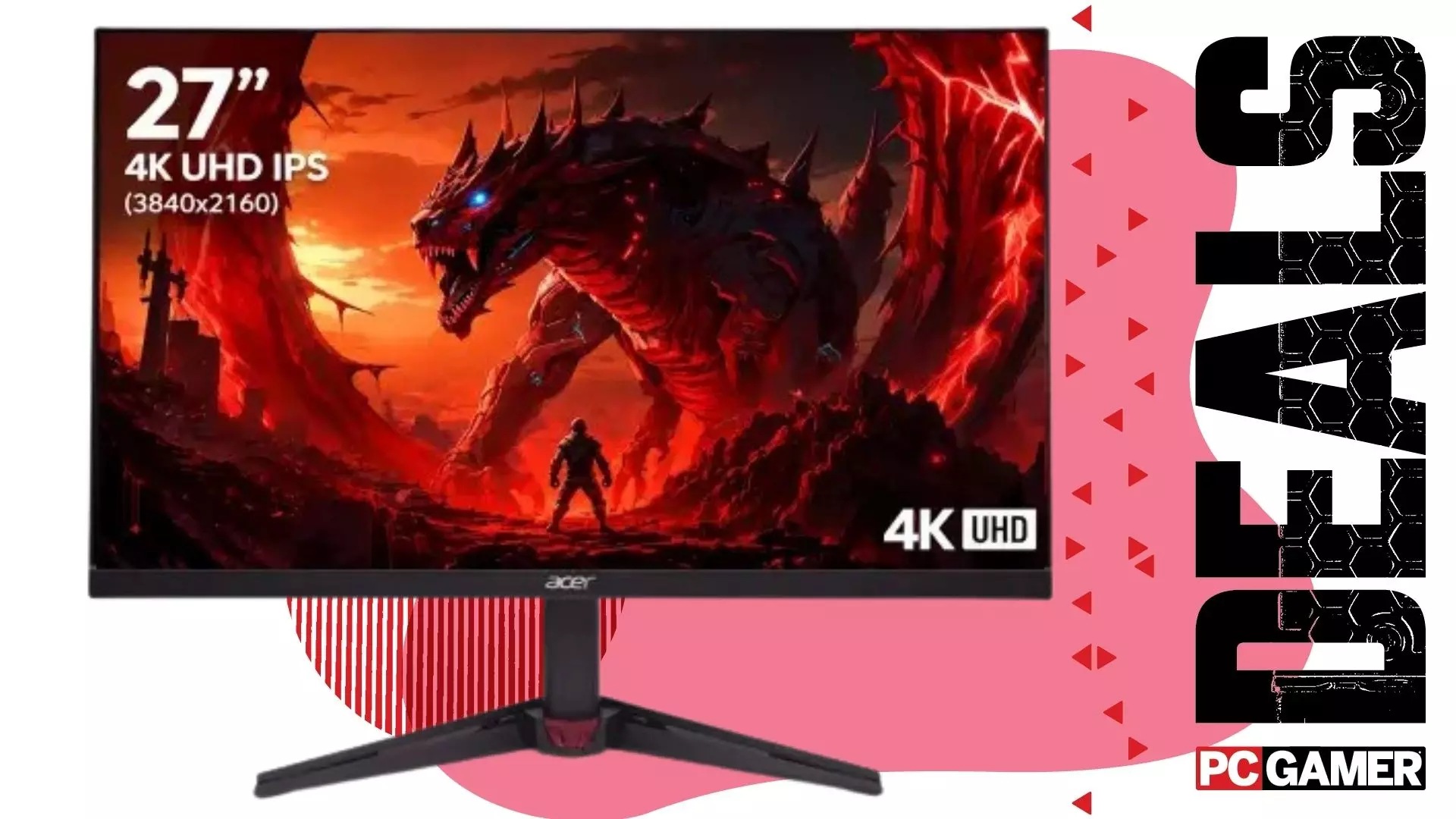Unbeatable Value: Acer Nitro VG270K L1 4K Gaming Monitor for $160