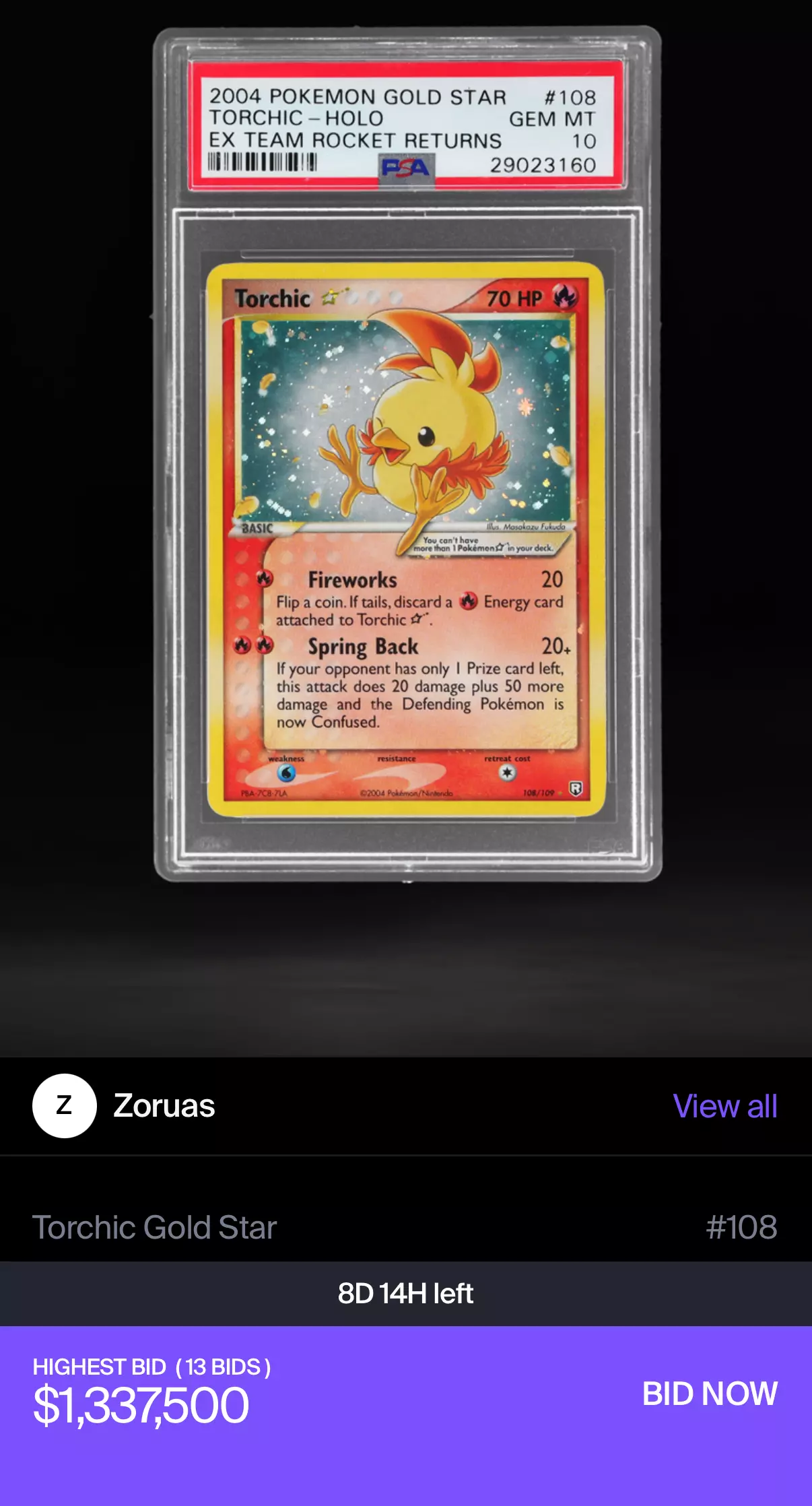 The Controversial $1.3 Million Torchic Pokémon Card Auction