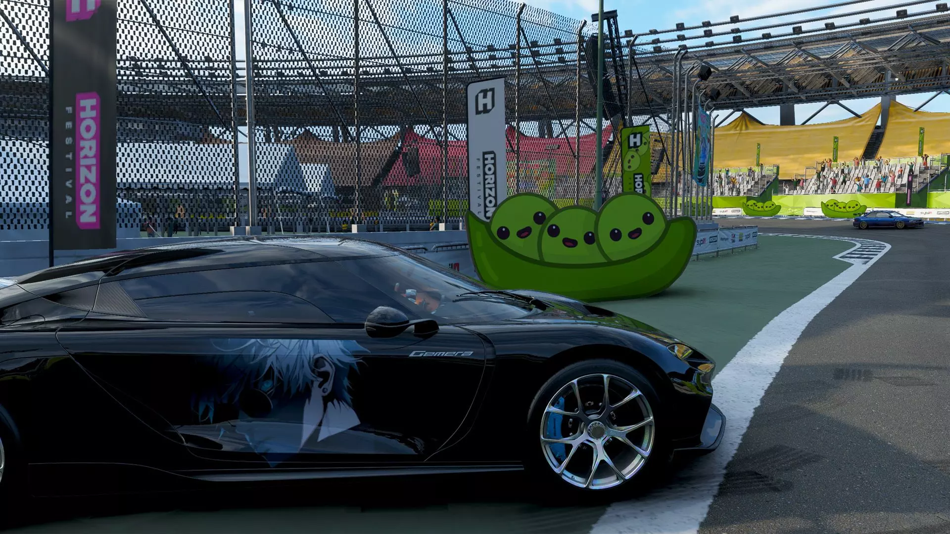 Locating the Minamino Edamame Area for the #PeasInAPod Challenge in Forza Horizon 6