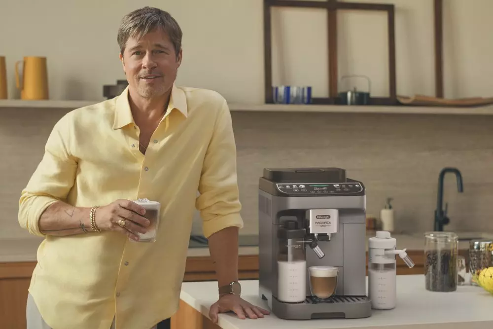 Brad Pitt's Canine Conversations in De'Longhi Espresso Ad