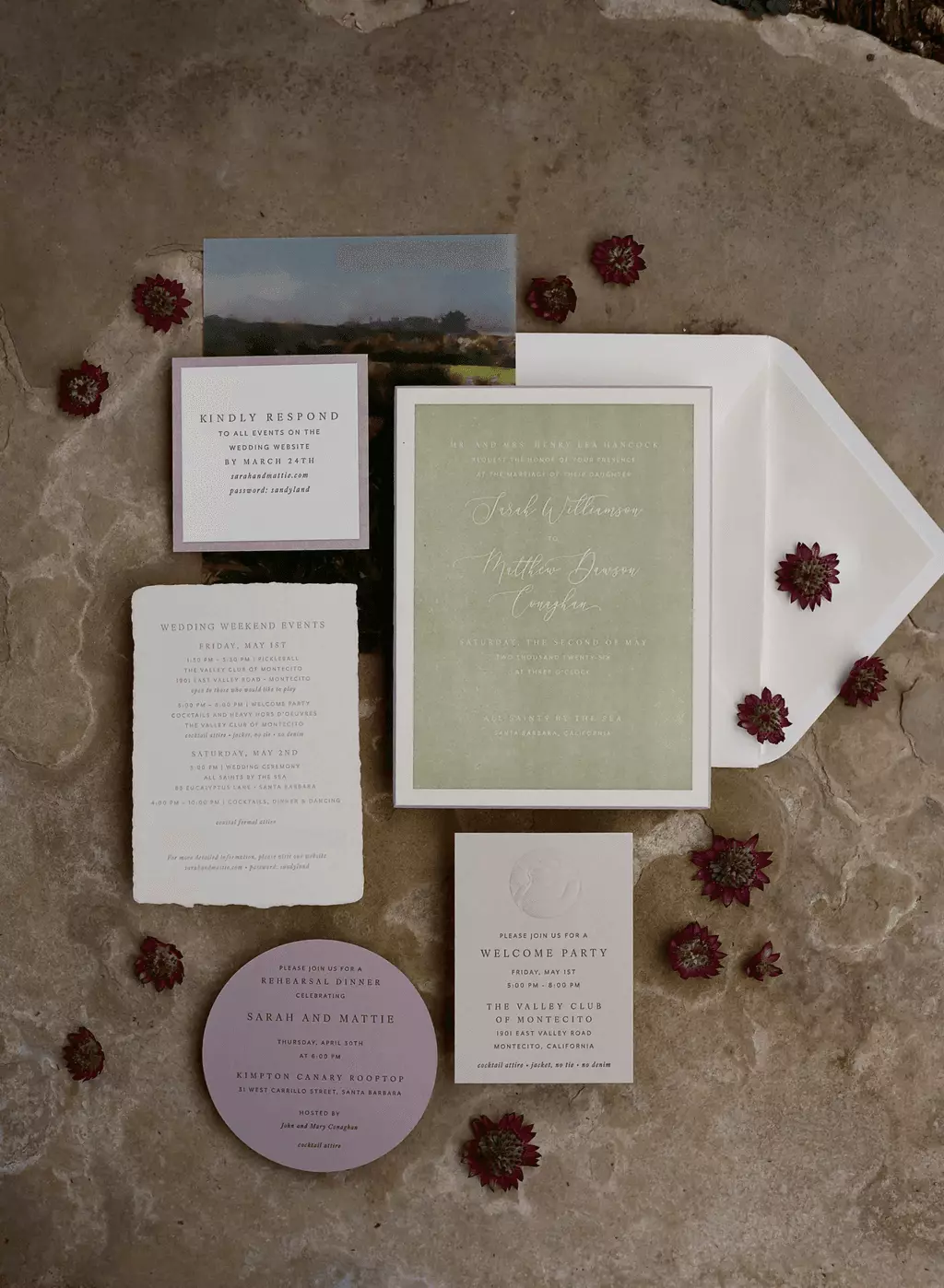 A Coastal Affair: Sarah Hancock and Matthew Conaghan's Enchanting Santa Barbara Wedding