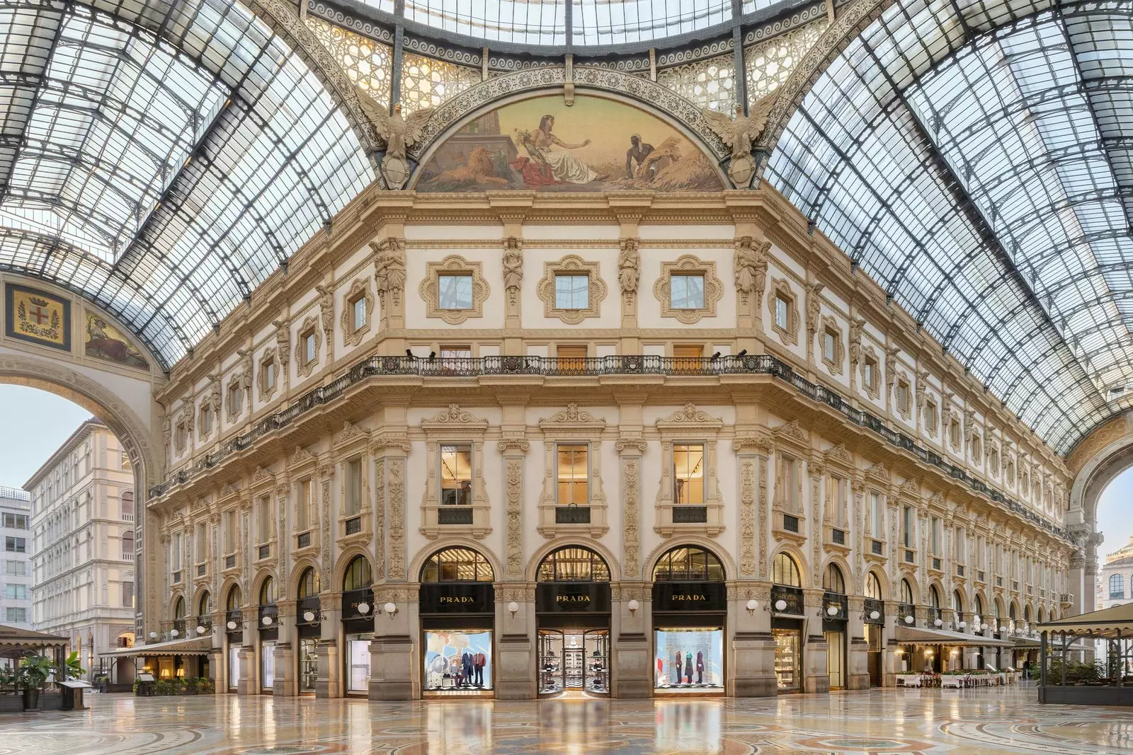 Prada Unveils Expanded Flagship in Milan's Galleria Vittorio Emanuele II