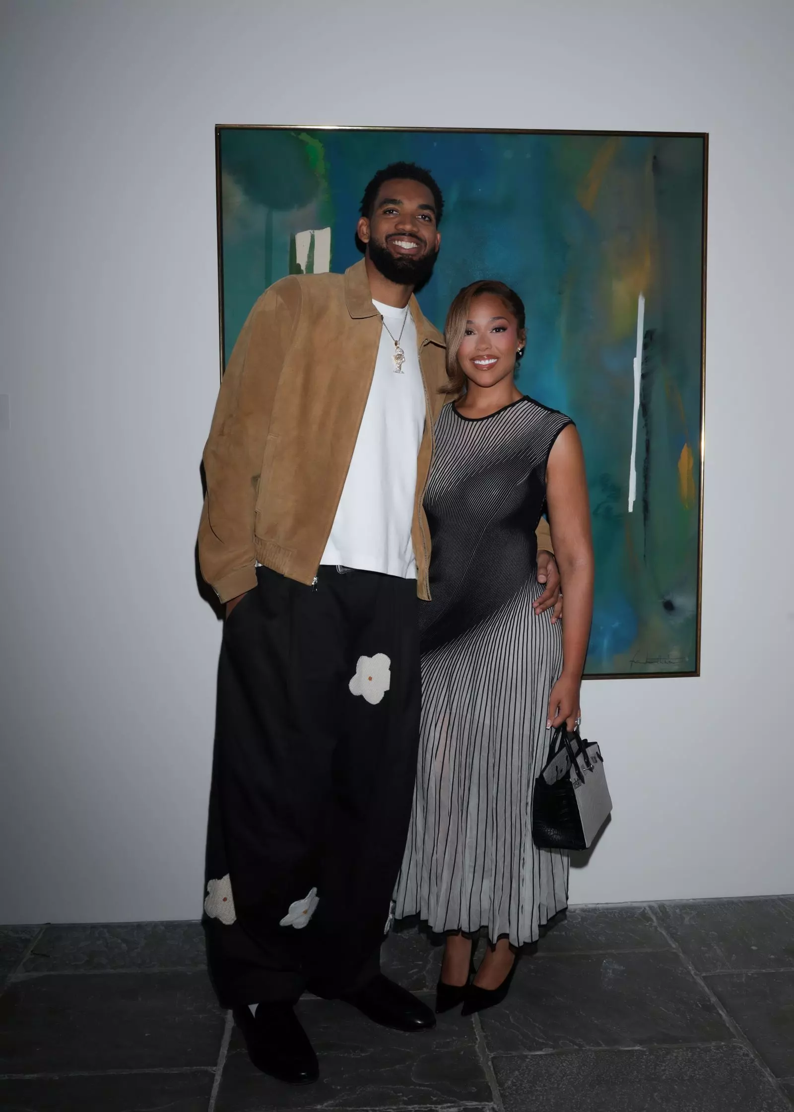 Artistic Fusion: Karl-Anthony Towns and Jordyn Woods Curate Sotheby's Contemporary Auction