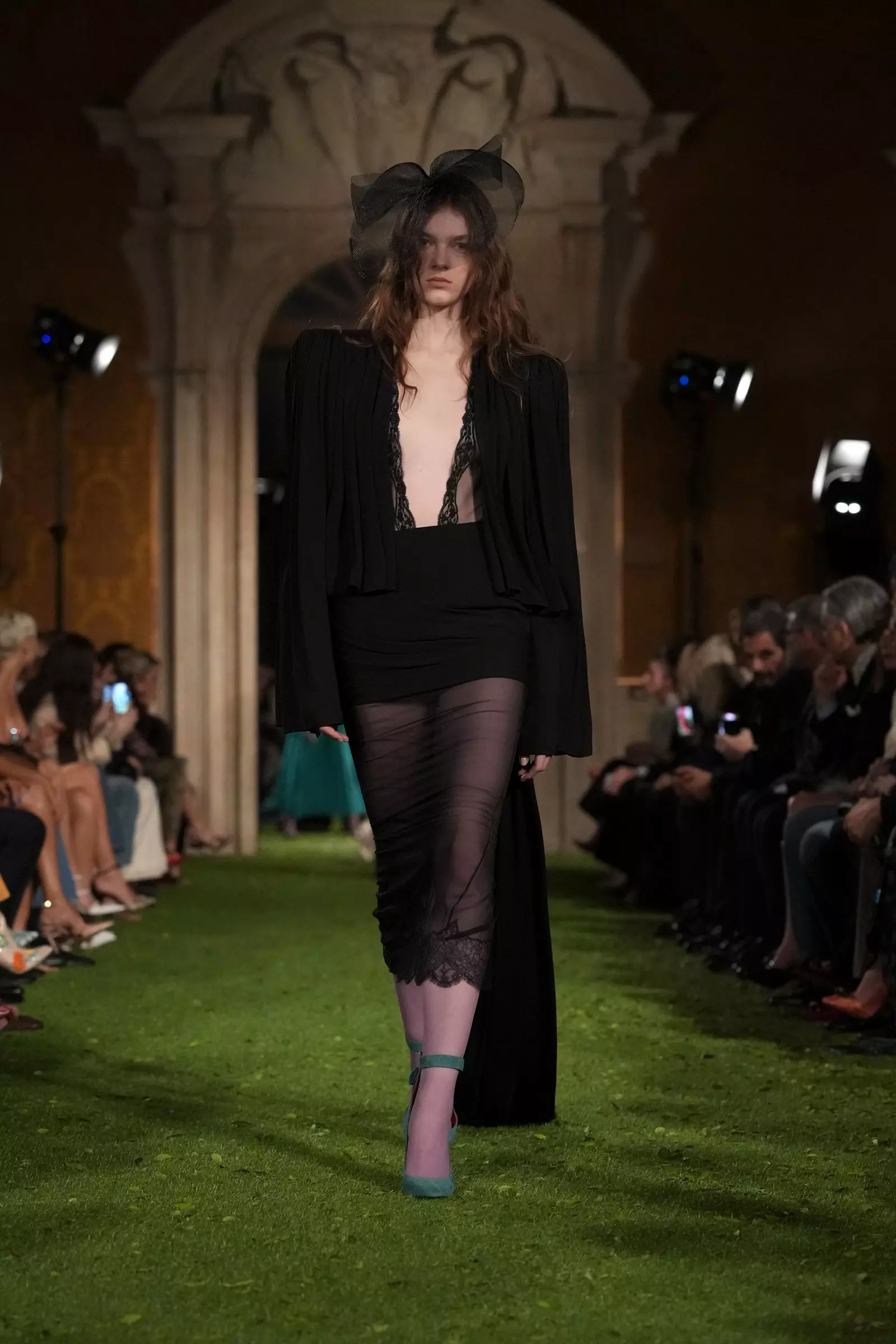 Dakota Johnson’s Striking Black Ensemble at Vogue World: Milano