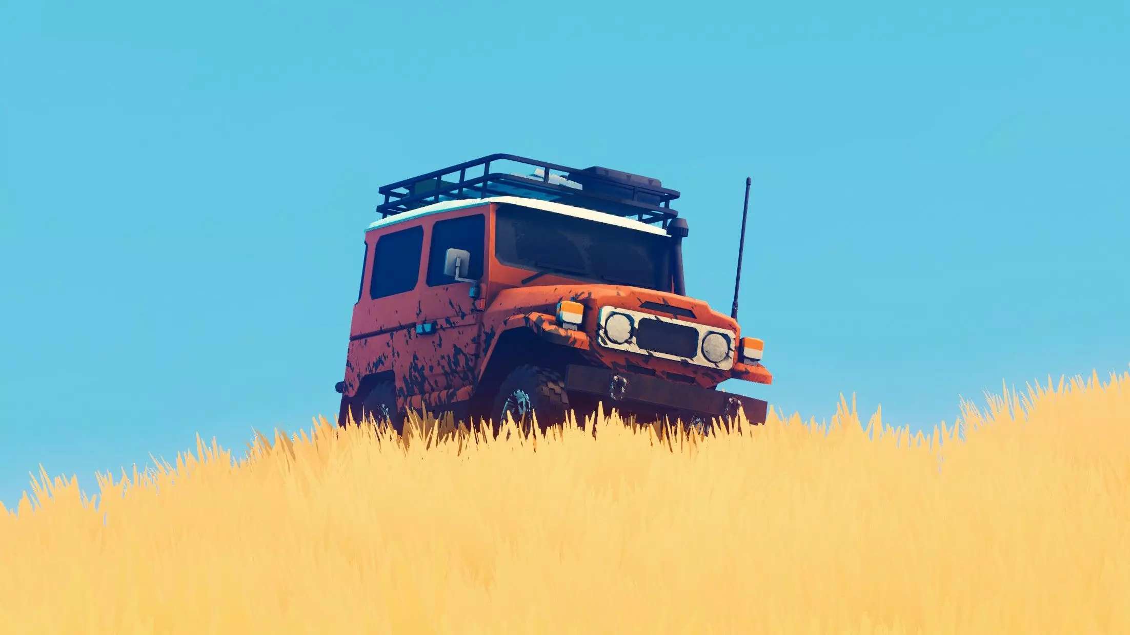 Over The Hill: A Serene Off-Road Journey