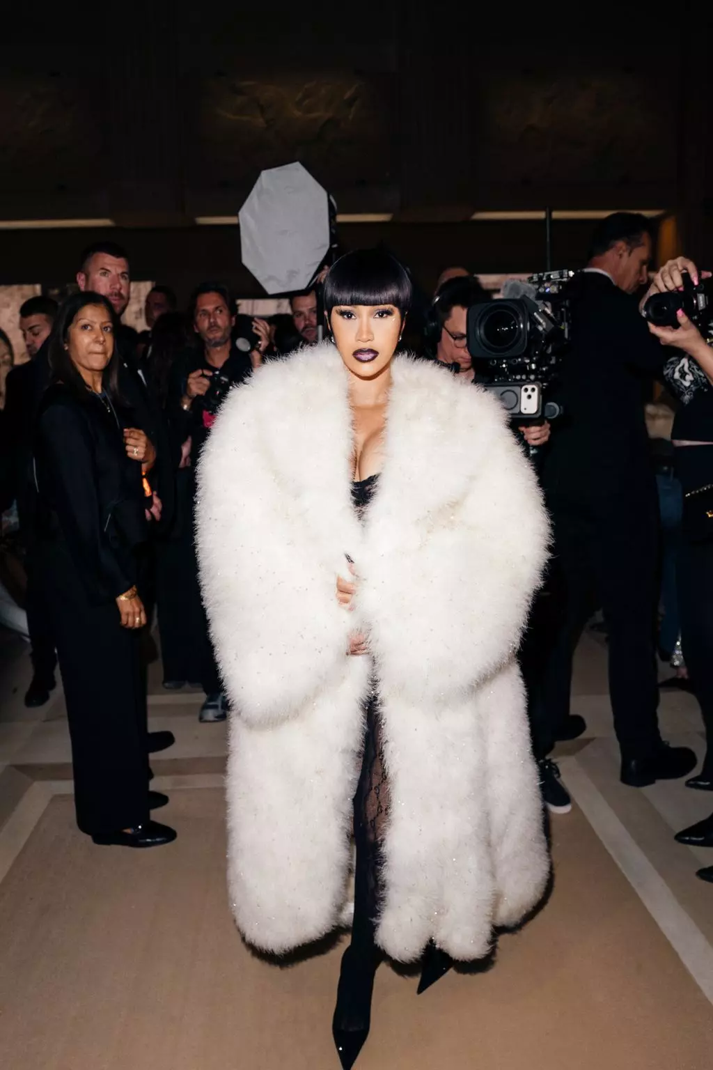 Celebrity Sightings at Gucci's Spring 2027 Fashion Show in Milan