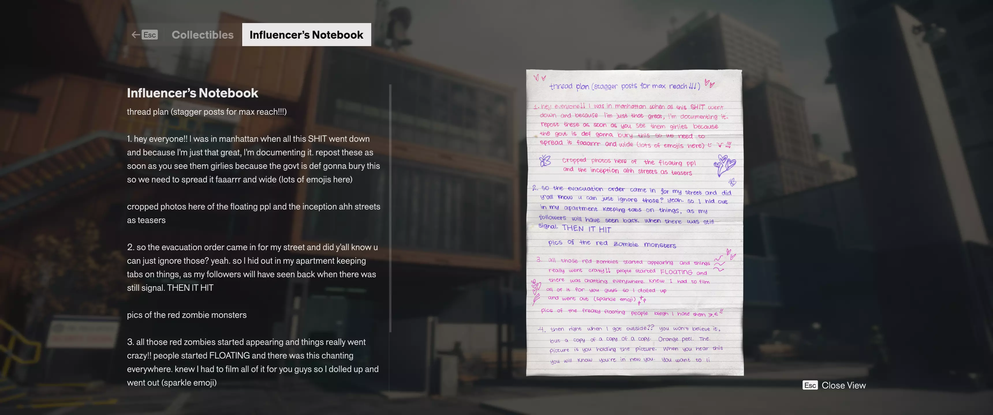 The Lore Overload in Control Resonant