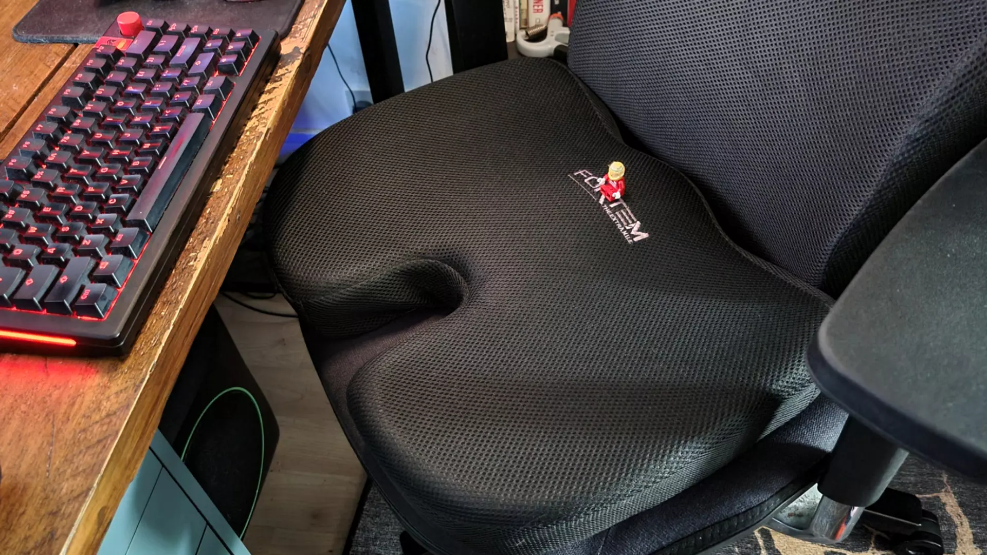 The Unexpected Star of My Gaming Setup: A Simple Cushion