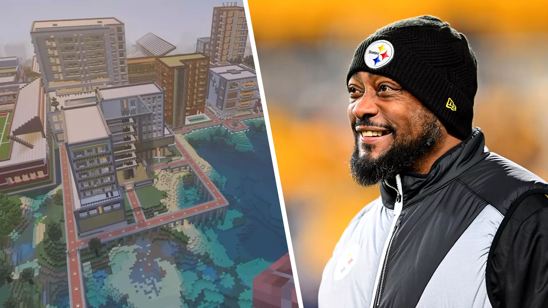 Former NFL Coach Mike Tomlin's Twelve-Year Minecraft City Revealed