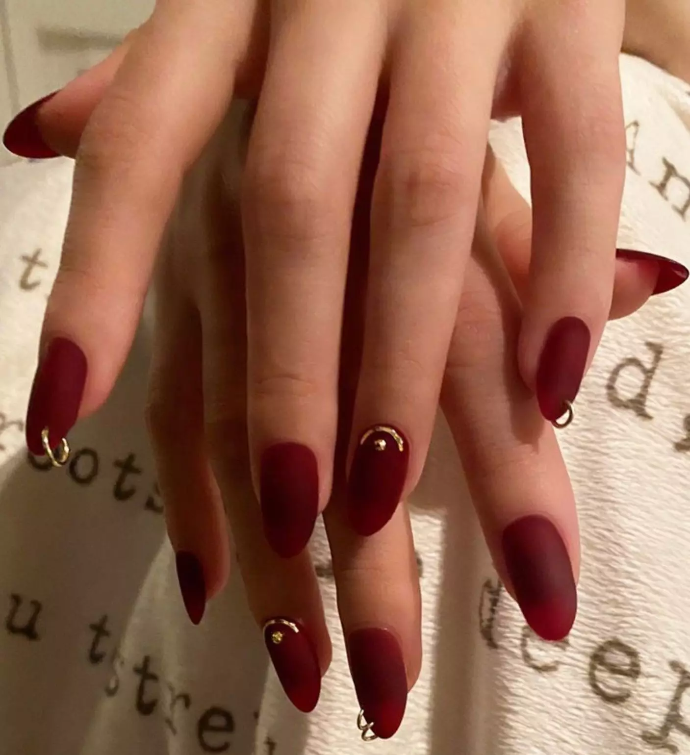 Selena Gomez Debuts Edgy Merlot Manicure for Fall