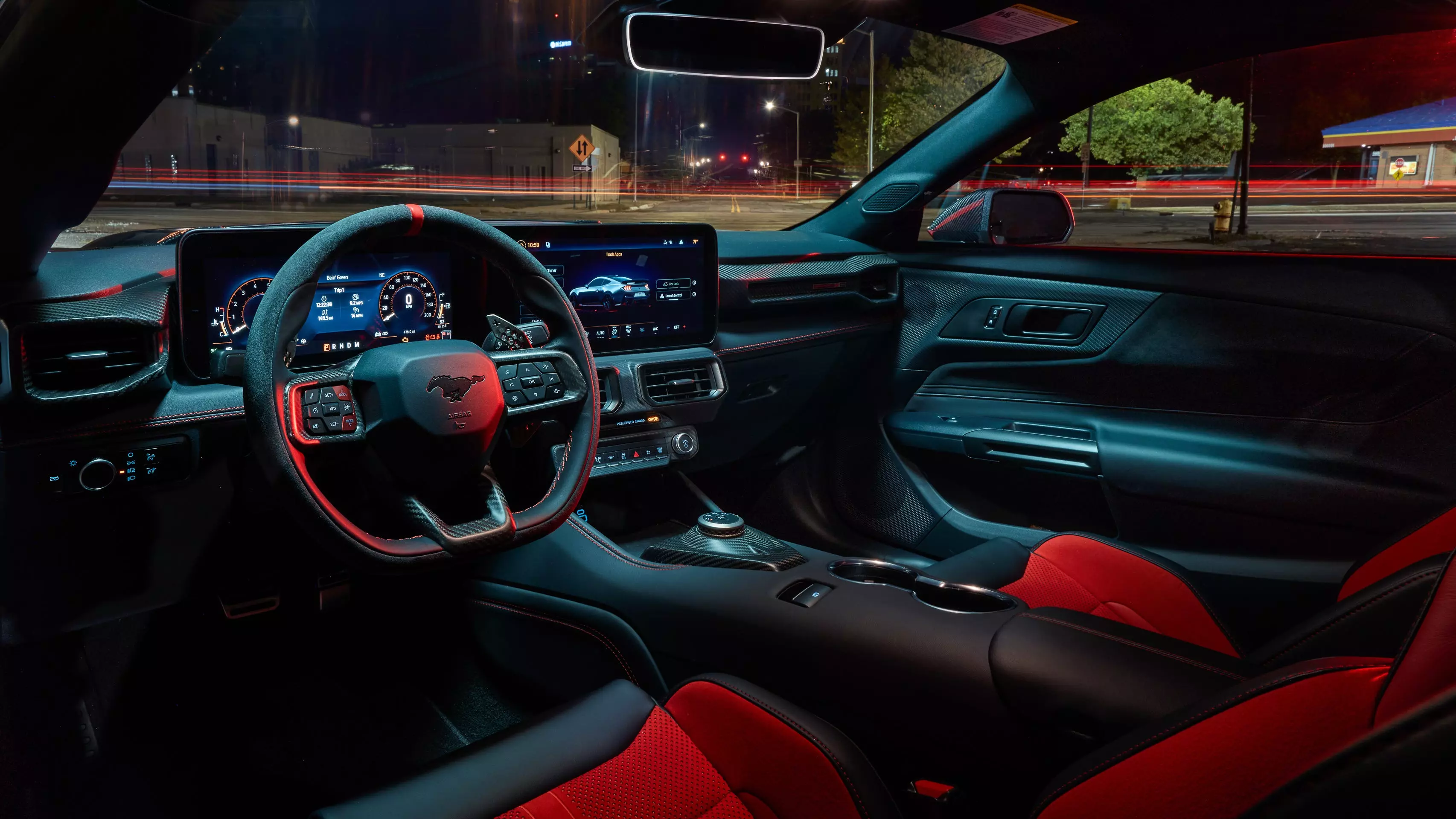 A Glimpse Inside the 2026 Ford Mustang Dark Horse SC's Interior