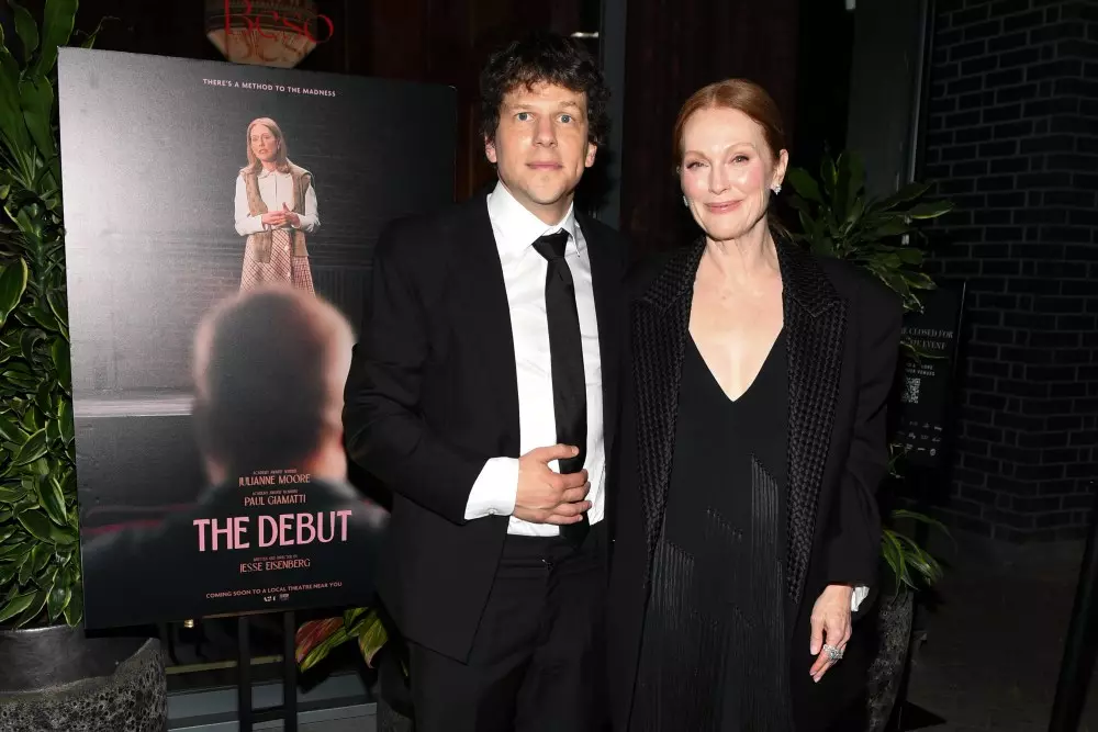 Jesse Eisenberg Praises Julianne Moore's 'Perfect Performance' in 'The Debut' at NYFF