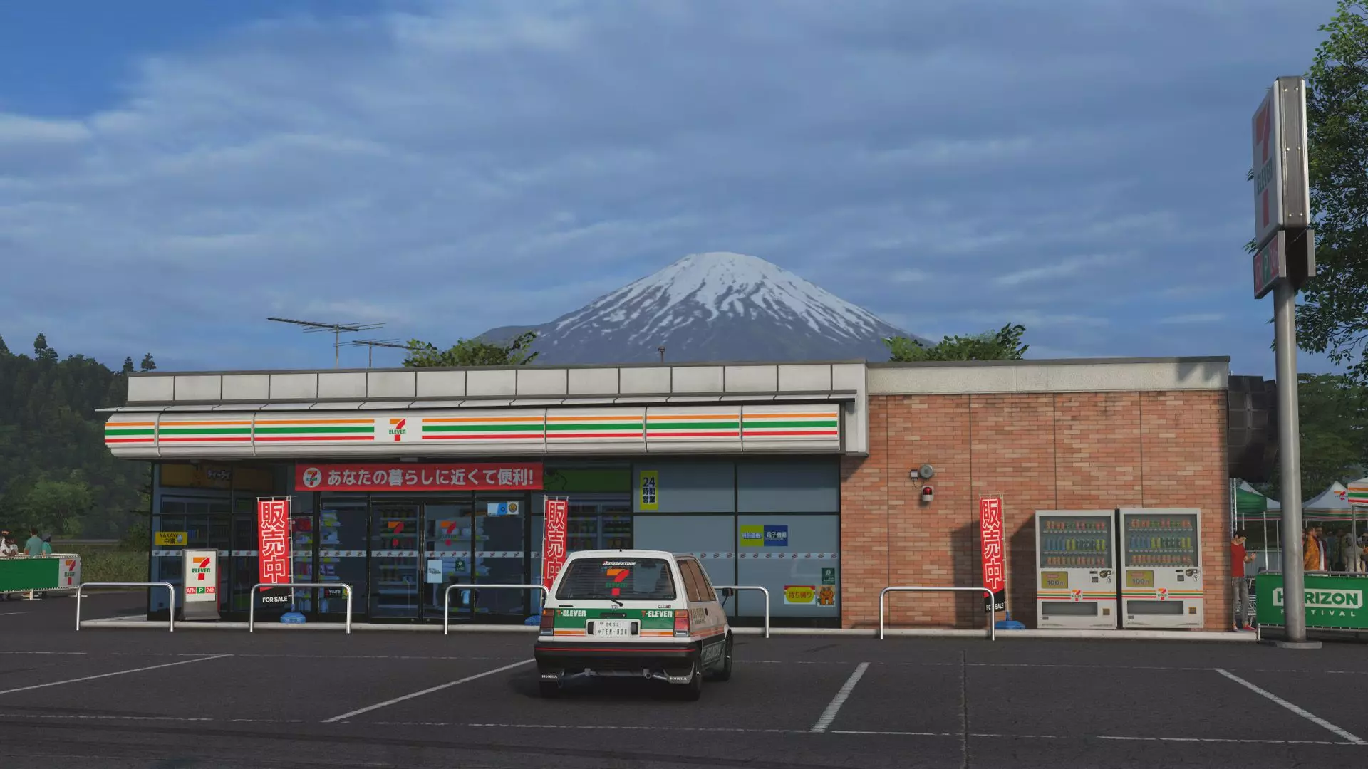 Locating the 7-Eleven Store in Forza Horizon 6