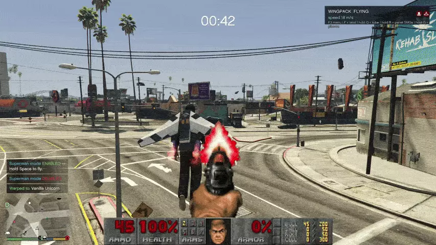 GTA 5 Transformed: Flying High with a Jetpack Mod