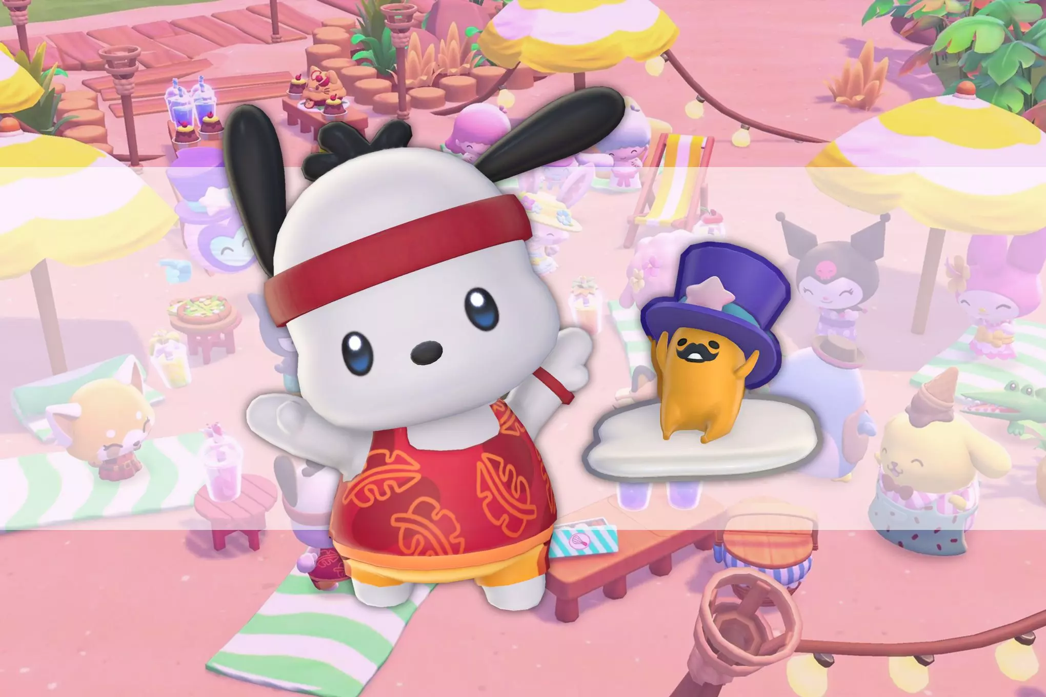 Locating Tophat Gudetama in Hello Kitty Island Adventure
