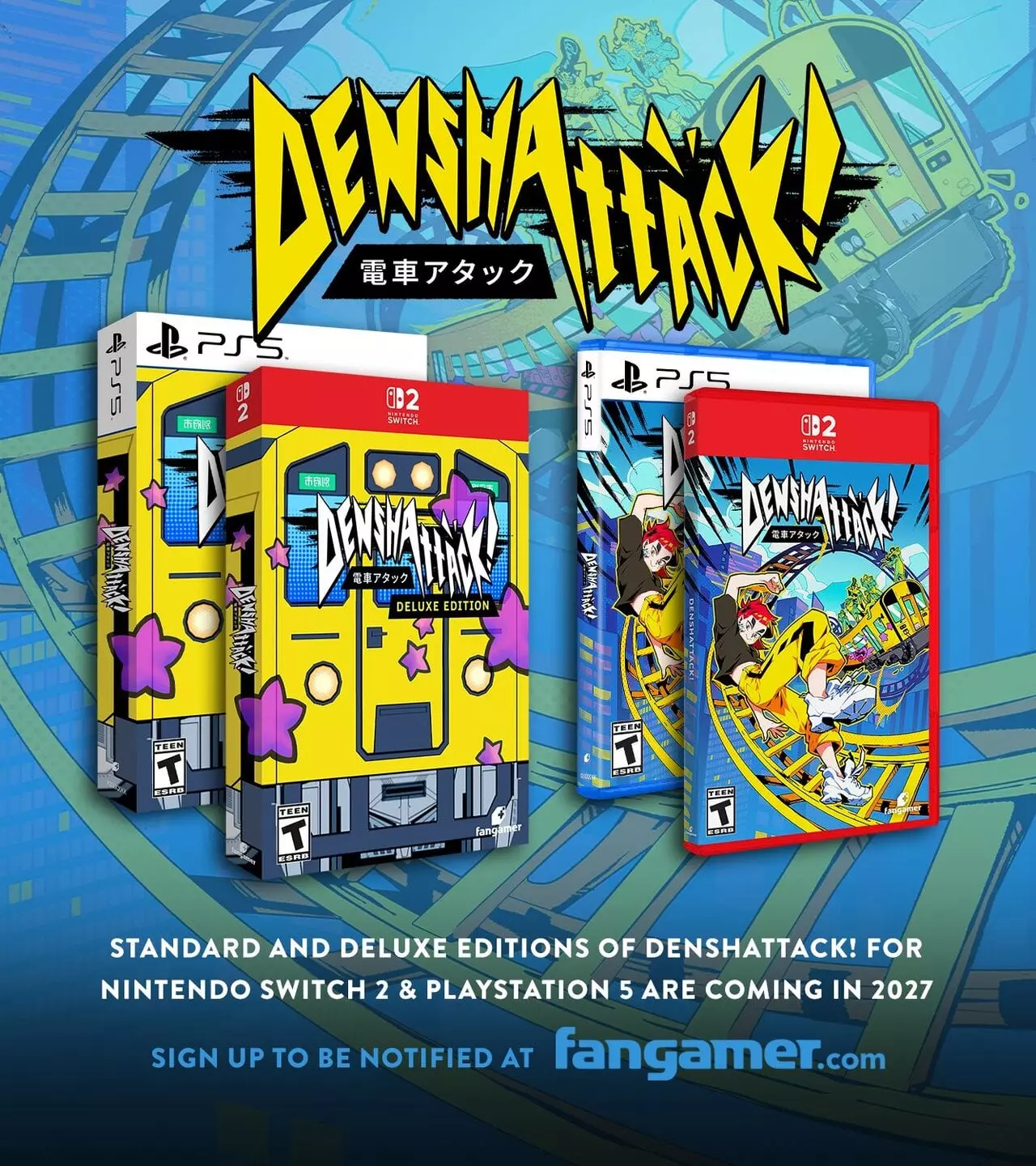 Denshattack! Physical Edition Confirmed for Switch 2 in 2027