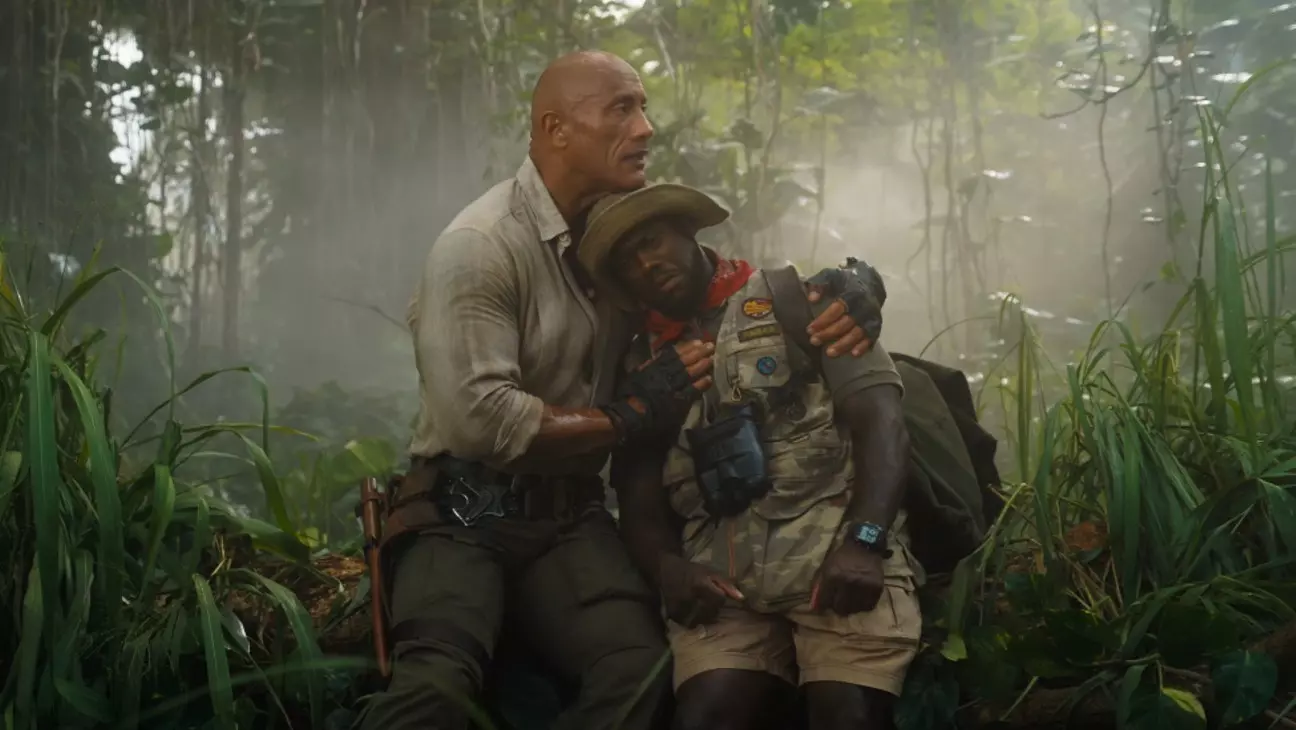 Dwayne Johnson and Jack Black's Flirty Exchange in 'Jumanji: Open World' Trailer