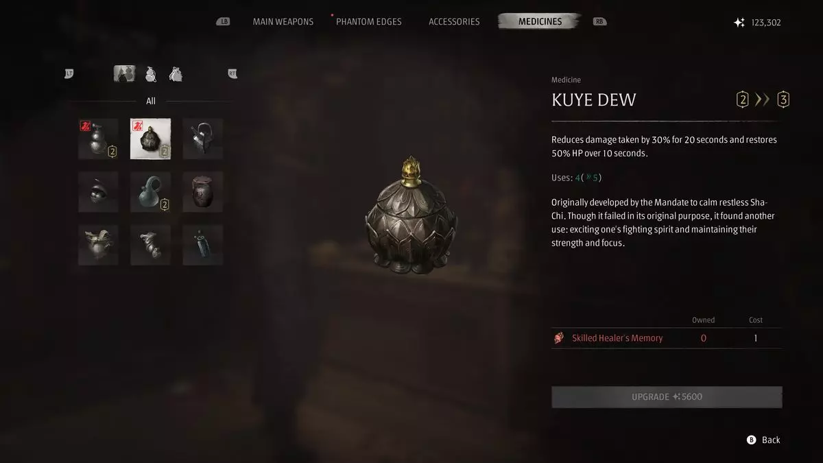 Enhancing Healing Potions in Phantom Blade Zero