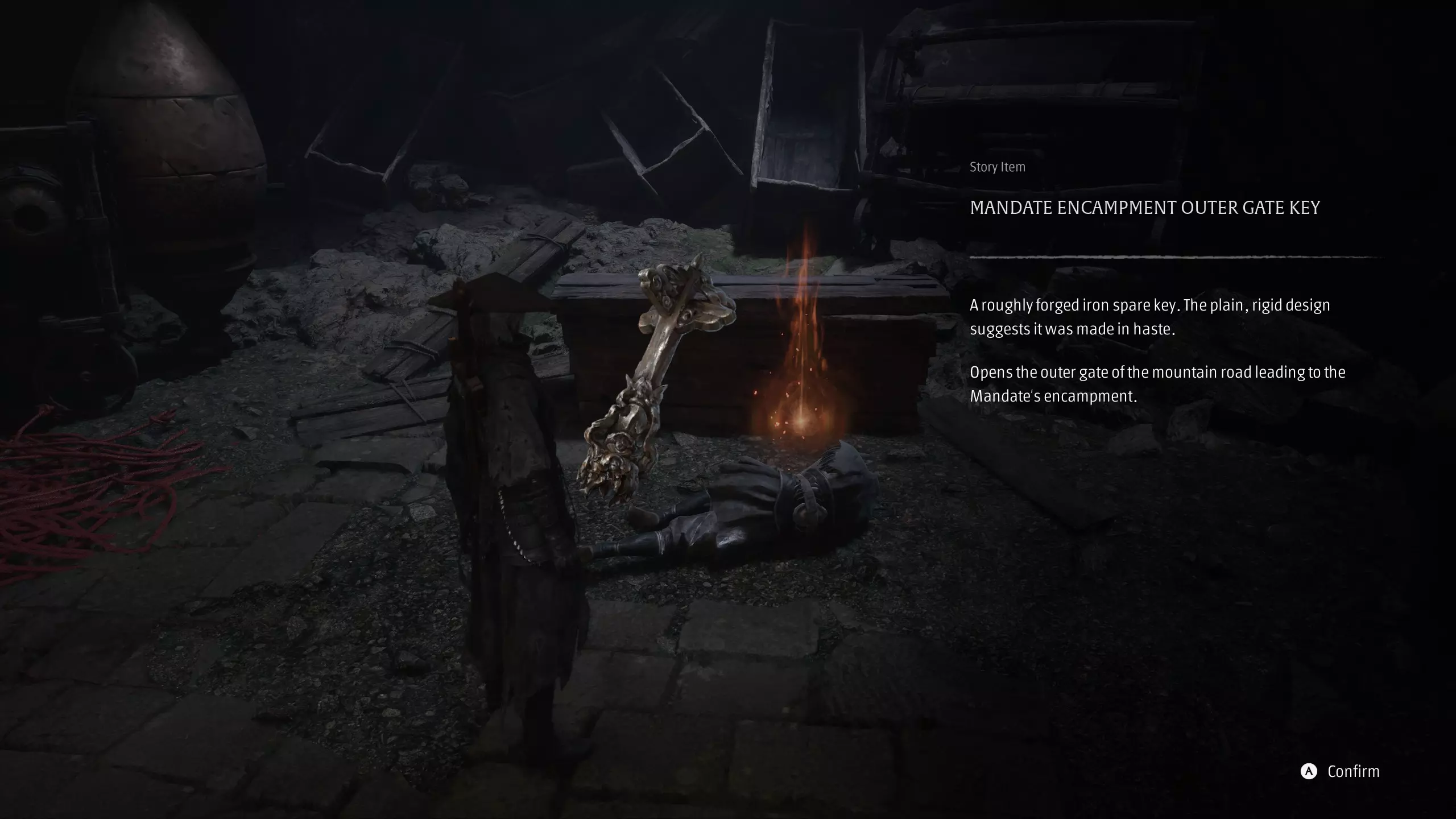 Locating the Mandate Encampment Outer Gate Key in Phantom Blade Zero
