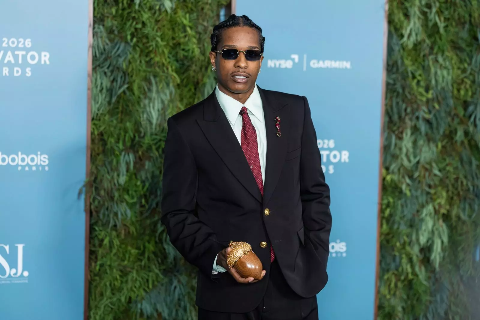 A$AP Rocky's Whimsical Acorn Accessory at WSJ Innovator Awards